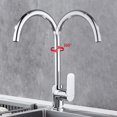 thumbnail image 2 of nipocaio Kitchen Faucet Sprayer Single Handle Stainless Steel Hot and Cold Mixer Tap Rotating Kitchen Faucet Brass Chrome Kitchen Faucet, 2 of 4