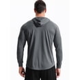 thumbnail image 5 of Cadmus Men's Dry Fit Long-Sleeved Shirts Lightweight Breathable Mesh fabric Hoodies for Workout,Hiking, Fishing, 37#,3 pack, Black,Grey, Blue, Small, 5 of 9