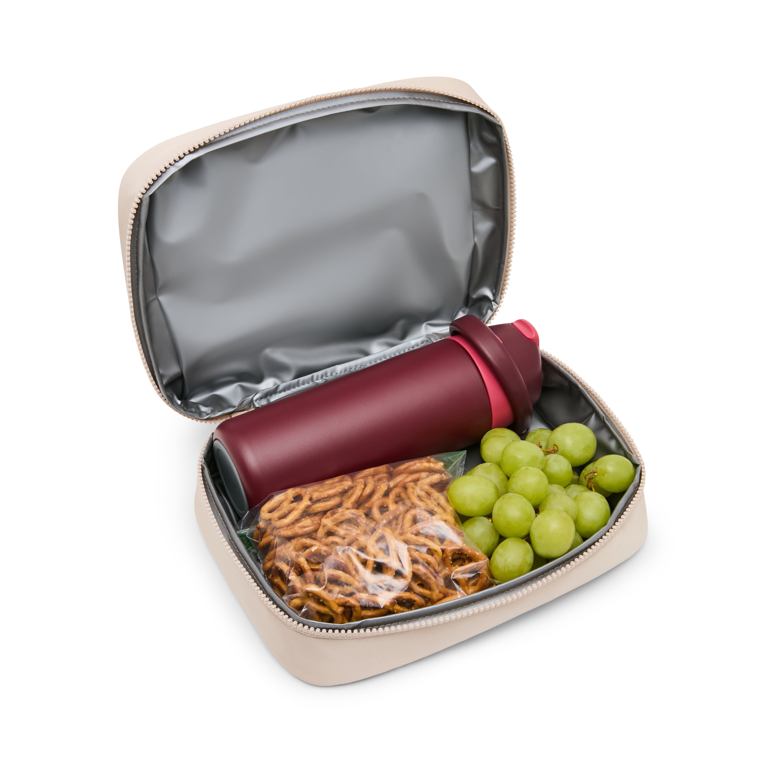 Madden NYC Zip Around Lunchbox, Khaki
