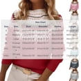thumbnail image 3 of SETOOFF Women Geometric Pattern Crew Neck Knit Sweater Long Sleeve Color Block Printed Knitted Pullover Jumper Fall Winter Layering Top, 3 of 7