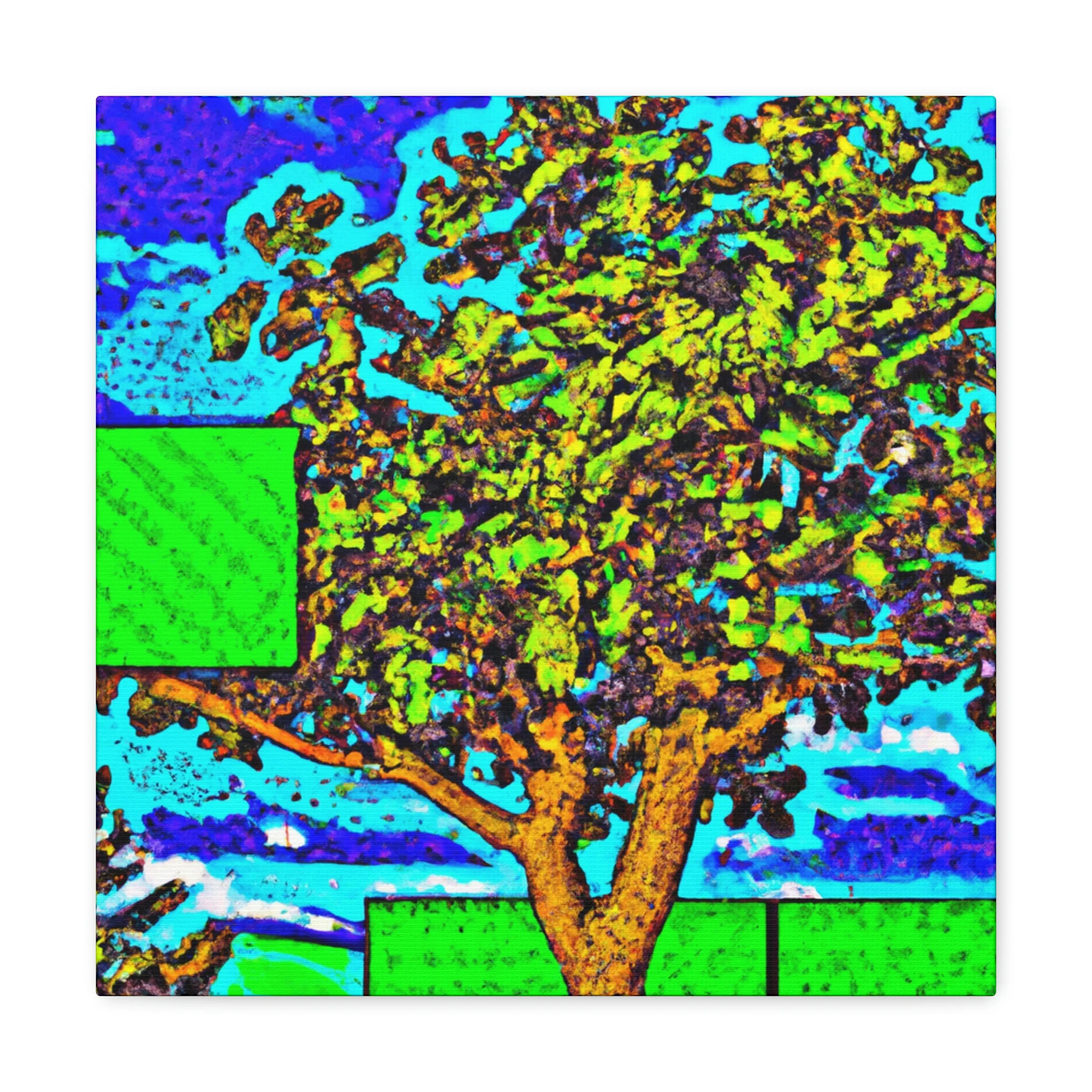 Oak Tree Pop Art Canvas Walmart Oak Tree Pop Art Canvas Walmart