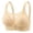 Beige, variant on Gymayou Wireless Lace Bralette for Women Breathable Full Coverage Bra No Underwire Adjustable Strap Support Bra Beige 36