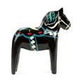 thumbnail image 2 of Oktoberfest Haus Wooden Black Swedish Horse Themed 2" inches Wood Figurine for Home Decor - Black, 2 of 5