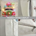 thumbnail image 2 of LED Light Up Christmas Holiday Pillow Cover Throw Pillow Cover Xmas Pillow Case with LED Lights Rustic Sofa Back Throw Cushion Cover for Winter Holiday, 2 of 4