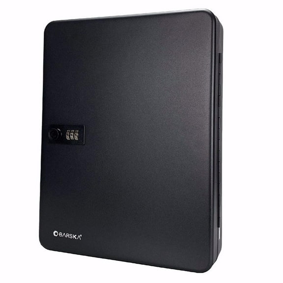 Barska CB13608 156 Position Solid Steel Key Cabinet w/ Combination Lock, Black