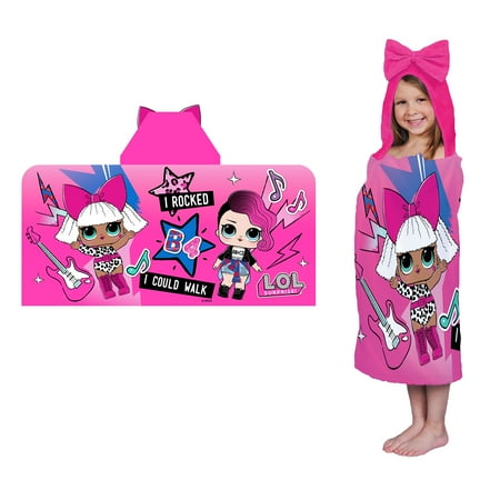 - L.O.L. Surprise! Kids Hooded Bath Towel, My Debut, 1 Each