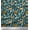Dark Teal Blue, variant on Soimoi Cotton Poplin Fabric Kangaroo,Elephant & Lion Animal Printed Fabric 1 Yard 56 Inch Wide