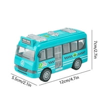 ToysYGift School Bus Toy Car For Boys And Toddlers Open Door Durables And Safe No Battery Needed Slide And Play Educational Vehicle With Rubber Tires Birthday Christmas Gift