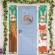 thumbnail image 4 of Decoraciones de Pascua, adornos de Pascua, regalos de Pascua, decoración de Pascua, colgante de puerta, porche delantero festivo, colgante de corona de Pascua de madera, colgante de puerta, 4 of 6