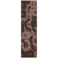 thumbnail image 2 of Addison Rugs Chantille Indoor/Outdoor Transitional Geometric Chocolate Washable Runner Rug, 2'3" x 7'6", 2 of 6