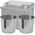 thumbnail image 3 of 1Pair Negative & Positive Car Battery Post Repair Shim Posts Of✨ Loose F Q0O22, 3 of 6