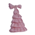 thumbnail image 3 of Gorro de fiesta de cumpleaños, adorno para el cabello con forma de árbol de Navidad, accesorio para el cabello con lazo, lindo y divertido Rosa, 3 of 9