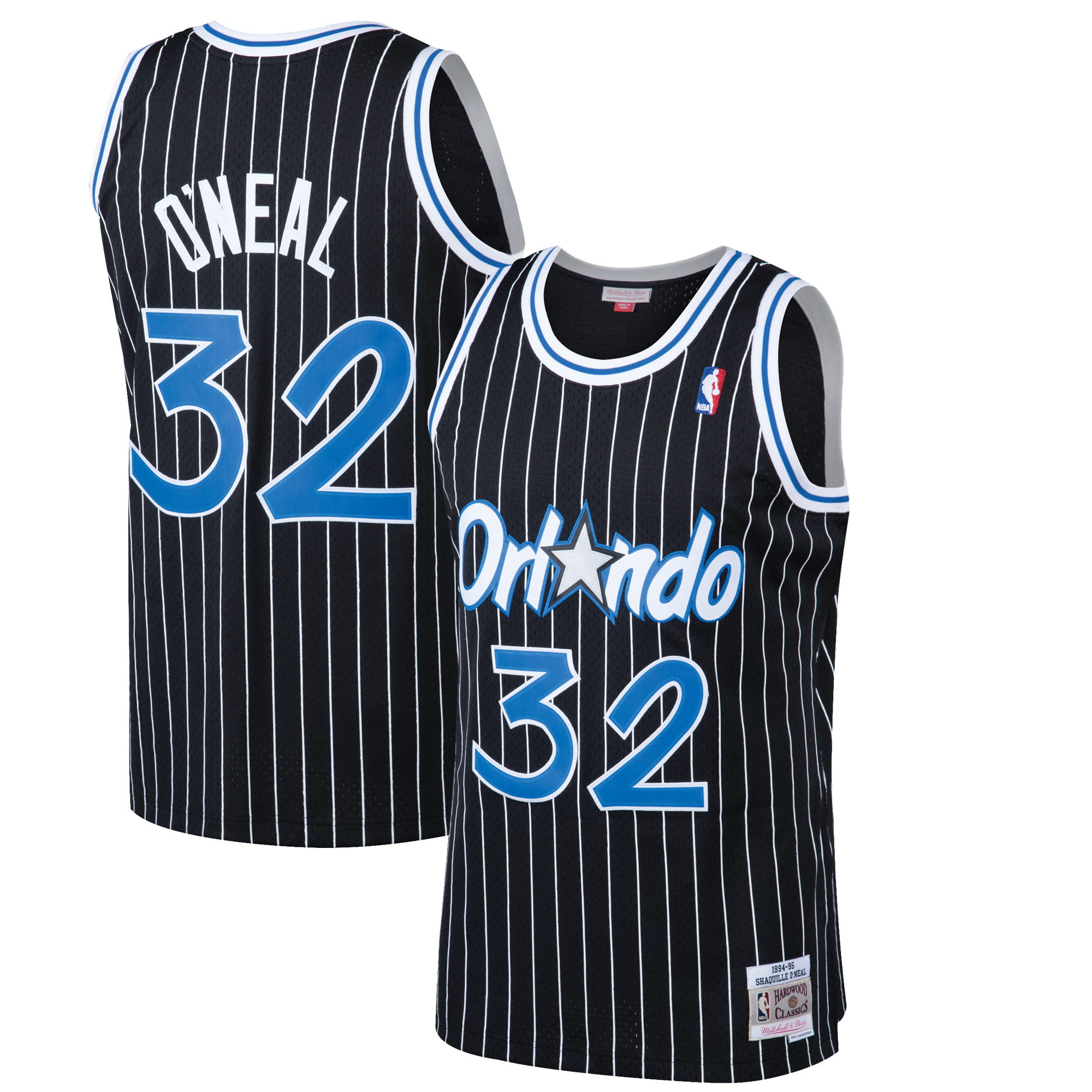 Shaquille O'Neal Los Angeles Autographed Mitchell & Ness Hardwood