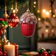 thumbnail image 5 of Colgantes De Plástico Adornos navideños en forma de árbol, bolas, juego de 1 unidad, plástico rojo, decoración para ventanas y árbol, 8 x 6 cm Rkxzt, 5 of 8