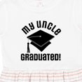 thumbnail image 4 of Inktastic Graduation My Uncle Graduated Girls Toddler Dress, 4 of 5