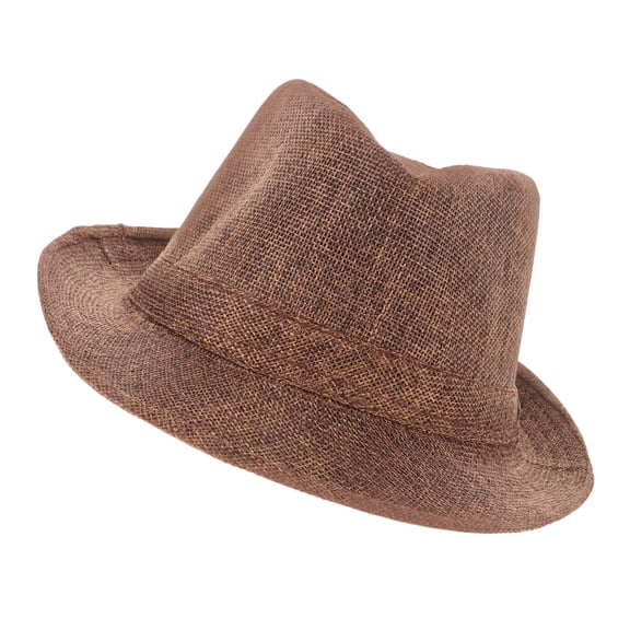 Minkissy Men Hats Coffee Men's Hats Retro Design 1Pcs Breathable Casual Wear