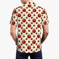 thumbnail image 6 of Salouo Fruit Apples for Men's Short Sleeve Polo Shirts,Polo Shirts for Men Performance Short Sleeve Golf Shirt Athletic Casual Collared T-Shirt-3X-Large, 6 of 8