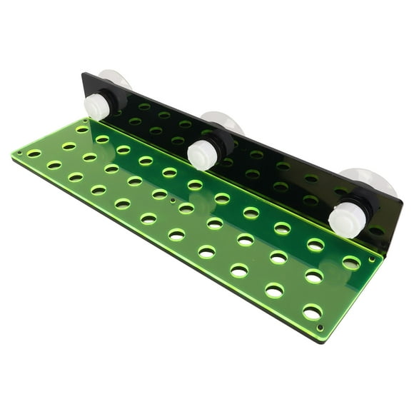 Estante para fragmentos de coral verde fluorescente, estante para fragmentos de coral Estante para corales de acrílico fluorescente para pecera Estante para fragmentos de coral fluorescente Tecnologí