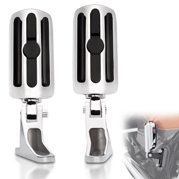 Fovplue Mini Estribo De Pasajero Con Kit De Montaje Para Harley Touring 1993-2024 Para Cvo Electra Glide Road Glide Road King Street Glide Ultra Classic Ultra Limited Revival Flh Chrome#2