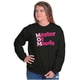 thumbnail image 4 of Mom Master of Moods Funny Mothers Day Women Plus Size Crewneck Sweatshirt Brisco Brands 2X, 4 of 5