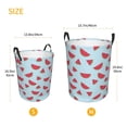 thumbnail image 4 of KLL Watermelon Waterproof Foldable Laundry Hamper Bucket with Handles for Storage Bin,Kids Room,Home Organizer (Medium ), 4 of 7