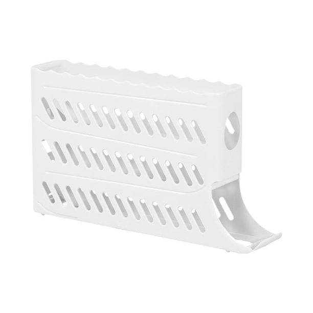 LUVCLS Caja de almacenamiento de huevos rodante con puerta lateral para refrigerador para colocar cajas, estante especial Nuevo