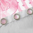 thumbnail image 4 of Homewish Kawaii Letter P Black Out Curtains for Kids, Princess Pink Bowknot Curtains Pack of 2 (42x63 Each), Cute Cartoon Ribbon Bedroom Curtains, Blackout Curtains Bedroom Decor, 4 of 6