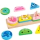 thumbnail image 5 of Apilador infantil,Bebé Niños Niño Apilador Juguete Geométrico,Animal Forma Geométrica Coincidencia De Formas,Juguete cognitivo apilable de madera multicolor de fácil agarre,Bloques de, 5 of 6