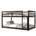 thumbnail image 6 of Solid Rubberwood Twin over Twin Bunk Bed with Ladder and Strengthened Slats Espresso, 6 of 7