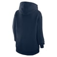 thumbnail image 3 of Women's G-III 4Her by Carl Banks  Navy Denver Broncos Heart Graphic Fleece Pullover Hoodie, 3 of 5