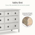 thumbnail image 7 of evolur Julienne Double Dresser - Antique Grey Mist, 7 of 7