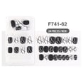 thumbnail image 4 of False Nail Wearable Perfect Matching Simple to Wear No Irritating Odor Fake Fingernail Breathable Press Type Adjustable Paster Type 14, 4 of 7