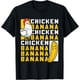 thumbnail image 1 of Camiseta divertida de baile de pollo y plátano para mujeres y hombres, 1 of 2