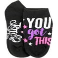 thumbnail image 6 of JoJo Siwa Toddler and Little Girls' 5 Pack Socks, 6 of 6