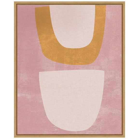 Amanti Art Custom Sun Temple II Framed Canvas Wall Art Print