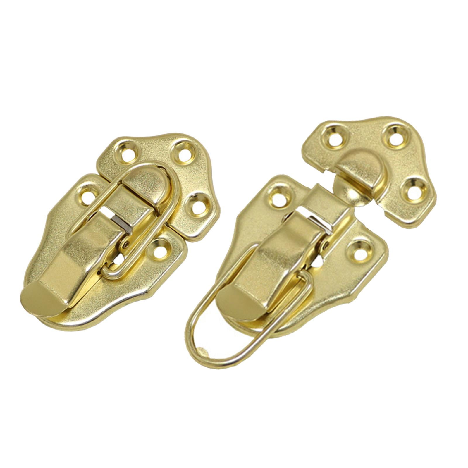 Toggle Latch, Metal Wooden Box Latch, Clasp Clip with Screws, Hasp Lock for Furniture Trinket