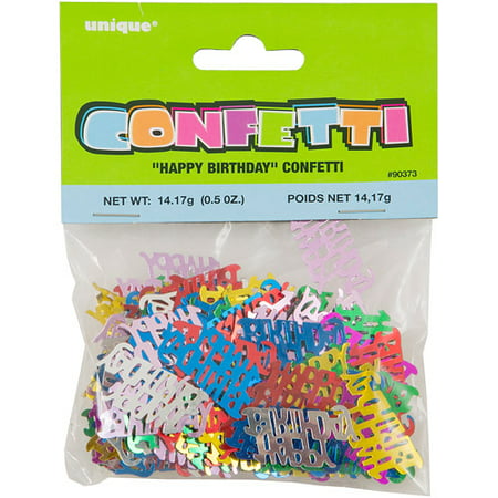  Happy  Birthday  Confetti Walmart  com