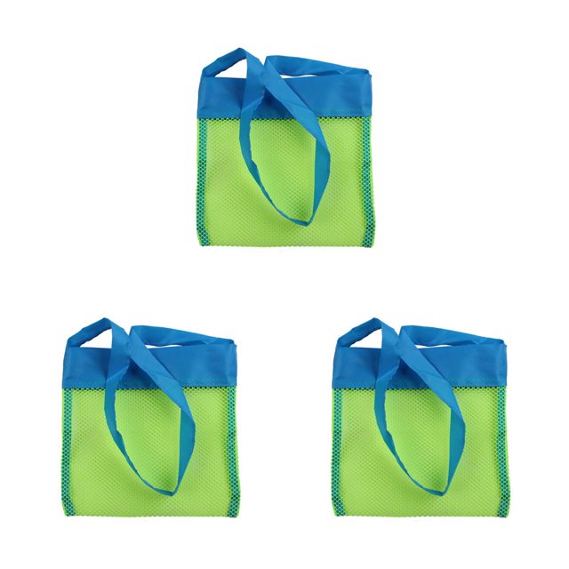 Vogacara Bolsa de malla de playa Bolsa de arena plegable para juguetes Bolso de almacenamiento Senderismo Piscina Bolsa de hombro Bolsas de transporte Type1 NO1 Vogacara CBP314519