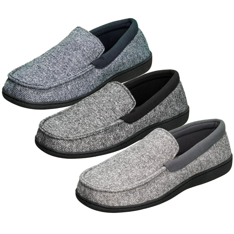 Hanes Men s Memory Foam Odor Free Slippers Walmart