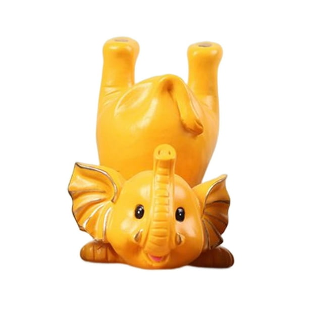 Estatuilla de bonita, soporte para gafas, organizador, retenedor de gafas, soporte de exhibición, escultura para decoración de escritorio de Amarillo claro Sunnimix Titular de anteojos