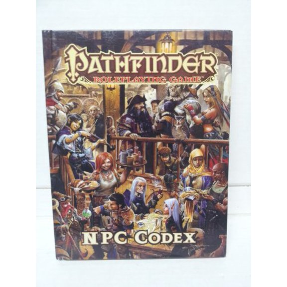 Pre-Owned Pathfinder Roleplaying Game: NPC Codex, 9781601254672, 1601254679, Hardcover, Illustrated edition