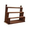 thumbnail image 5 of Sharplace Wood Bangle Bracelet Holder Watch Display Headband Holder Watch Rack Jewelry Organizer for Live Broadcast Store Jewelry Props 3 Tier, 5 of 9