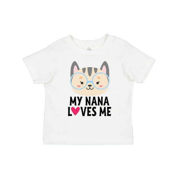 Inktastic Nana Loves Me Grandchild Girls Toddler T-Shirt