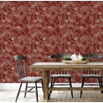thumbnail image 5 of S4Sassy Paisley Floral Wallpaper - Asian Style Wall Covering, 25" X 240" Self-Adhesive Vinyl Walls Paper, Decorative Wallwrap, Easy Diy Walls Covering For Bedroom, Living Room, Living Spaces - Red, 5 of 9