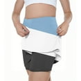 thumbnail image 3 of breaise Athletic Skorts for Girls Color Block Tennis Golf Skirts with Shorts Flowy Workout Golf Running Skirts, 3 of 6