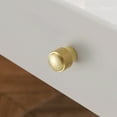 thumbnail image 4 of ZenCart Round Gold Knobs Single Hole Cabinet Drawer Pulls Aluminum Furniture Hardware Handle for Cupboard Wardrobe Vanity Closet Door, 4 of 7