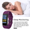 thumbnail image 4 of Matsuzay Electronic Bracelet Adult Waterproof Pressure Pedometer Wristband Running Screen 0.96inch Watch Smart Strap Adjustable Type3 NO3, 4 of 6