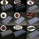 thumbnail image 4 of Matsuzay Molde de chocolate transparente Molde de caramelo Molde de decoración de postres de plástico para hornear Dulces de galletas de Herramientas y accesorios para hornear No.08, 4 of 6