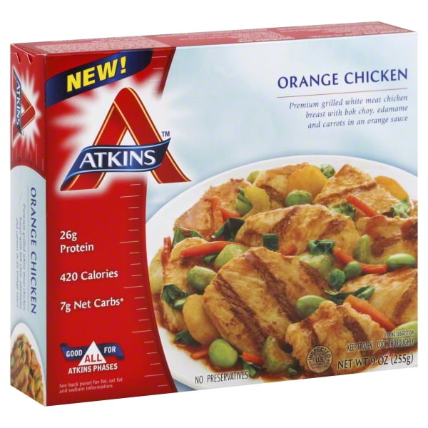 Atkins Orange Chicken 9 Oz Tray Walmart Com Walmart Com