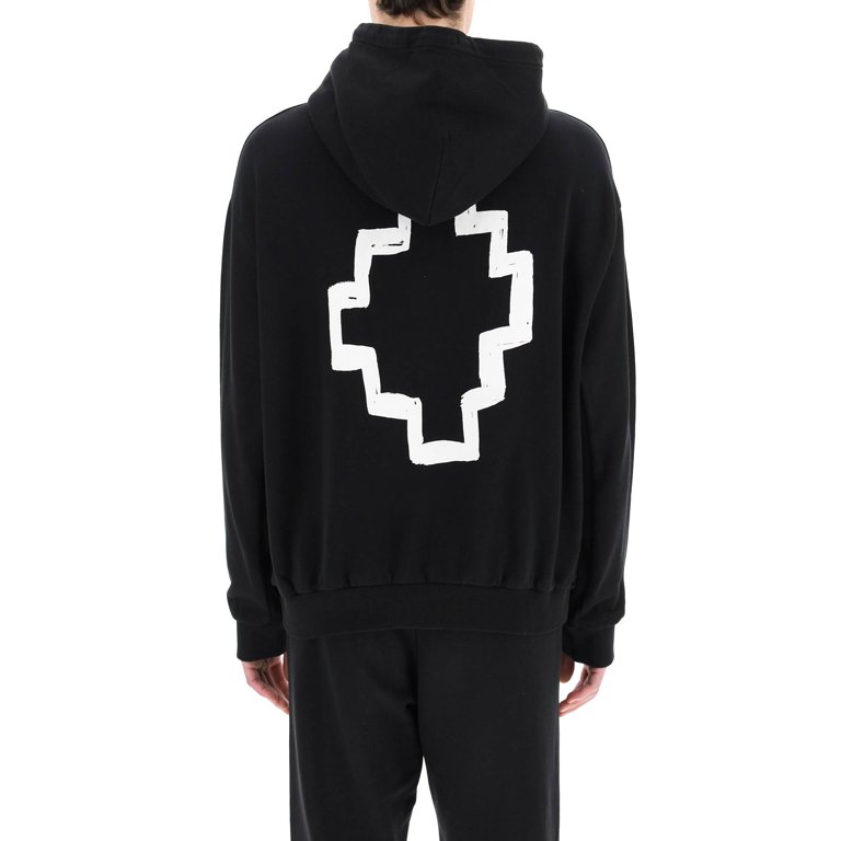 Marcelo Burlon County Of Milan Cross-Motif Hoodie, Size Small